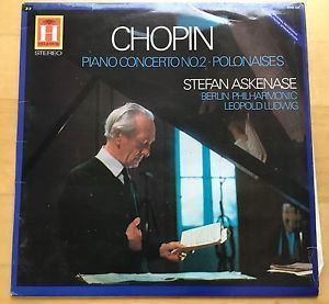 Stefan Askenase VINYL LP CHOPIN PIANO CONCERTO No 2 POLONAISES Stefan Askenase