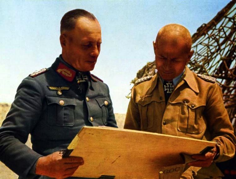 Stefan Fröhlich (German general) World War II in Color Erwin Rommel and Stefan Frhlich Consults