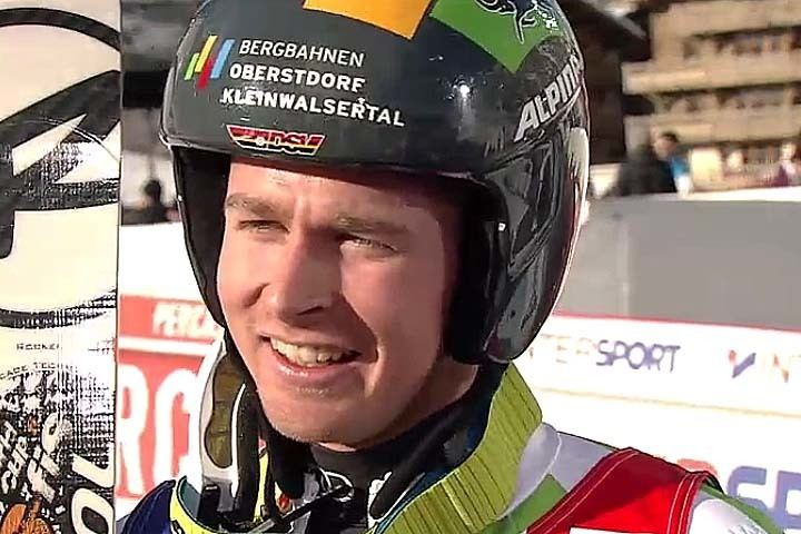Stefan Luitz Stefan Luitz in Val d39Isre wieder auf dem Podest Ski