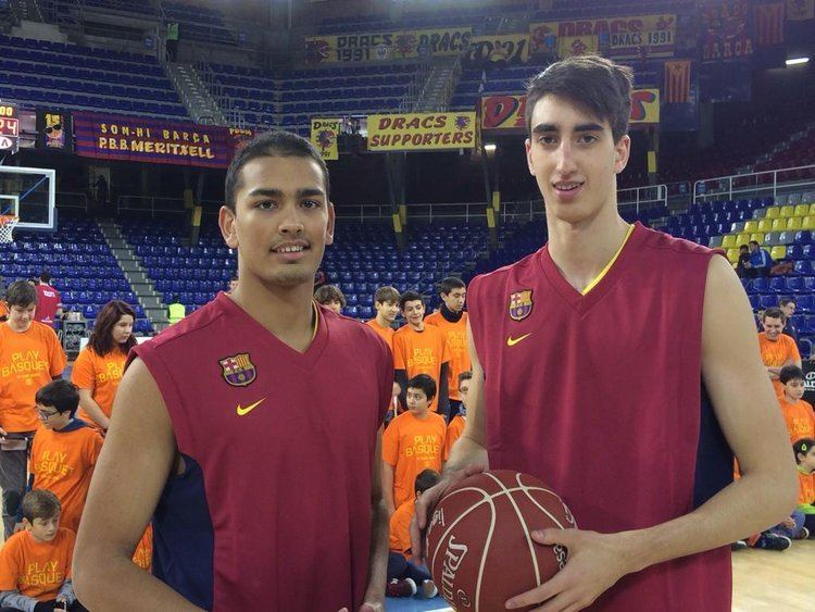 Stefan Peno FCB Basket on Twitter quotStefan Peno i Eric Vila del Bara B i del