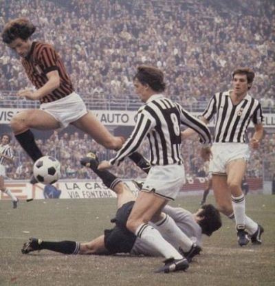 Stefano Chiodi Stefano Chiodi in azione in Milan Juve 21 1979 FC Milan