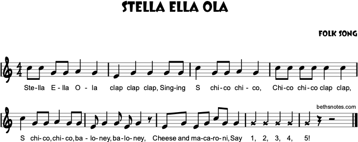 Stella Ella Ola Stella Ella Ola