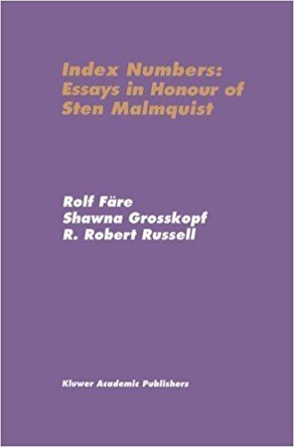 Sten Malmquist Index Numbers Essays in Honour of Sten Malmquist 9789401060356