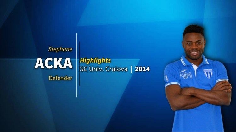 Stephane Acka Stephane ACKA Defender Univ Craiova 2014 YouTube
