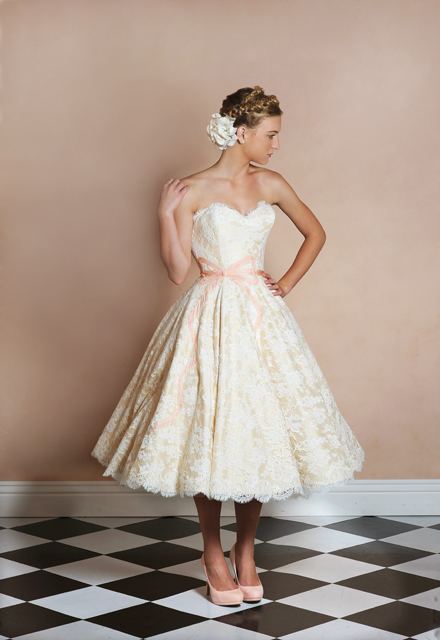 Stephanie James Stephanie James Couture Customizable Vintage Inspired Wedding Gowns