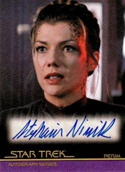 Stephanie Niznik Stephanie Niznik Star Trek certified autograph card Actress
