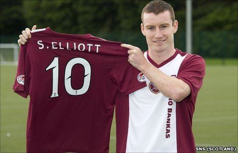 Stephen Elliott (footballer) BBC Sport Football Hearts sign former Preston striker