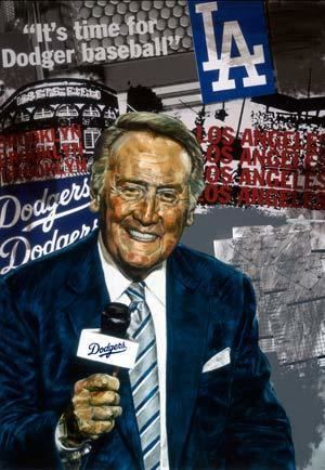 Stephen Holland (artist) ARTIST STEPHEN HOLLAND HONORS VIN SCULLY Sports Placement Services