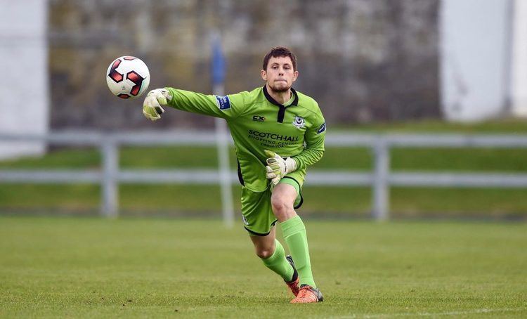 Stephen McGuinness Drogheda United keeper Stephen McGuinness combines football with