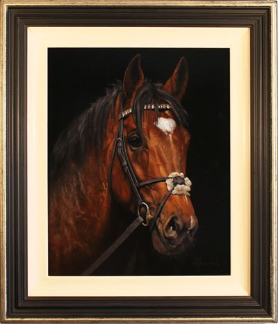 Stephen Park Stephen Park Original oil painting on panel Frankel 16x20ins Art