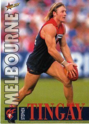 Stephen Tingay MELBOURNE Stephen Tingay 113 SELECT 1996 Australian Rules Football