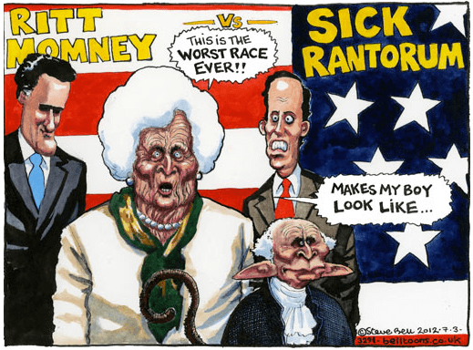 Steve Bell (cartoonist) The English Blog Cartoon Steve Bell on the Republican