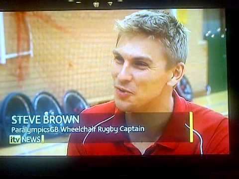 Steve Brown (wheelchair rugby) Steve Brown GB Paralympic wheelchair rugby team captain