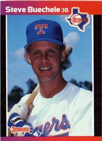 Steve Buechele TEXAS RANGERS Steve Buechele 174 DONRUSS 1989 MLB