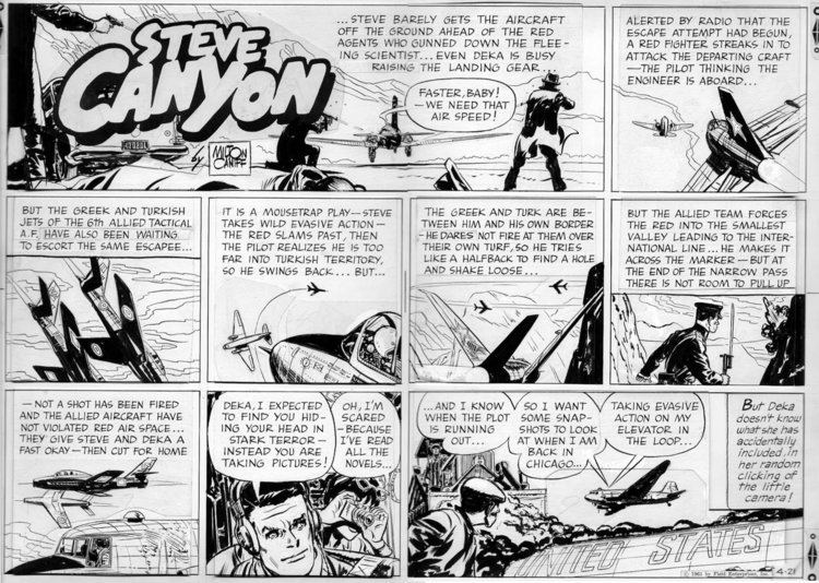 Steve Canyon CANIFF MILTON Steve Canyon Sunday 42 1963 in Stephen Donnelly39s