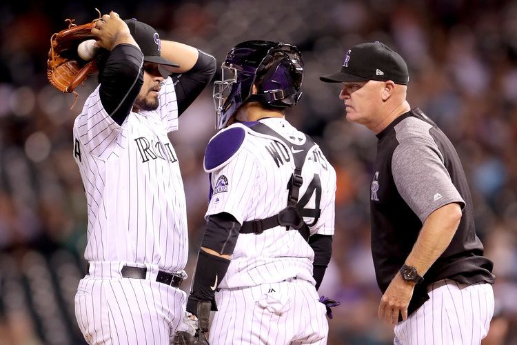 Steve Foster (baseball) Steve Foster Rockies pitching coach taken to hospital for tests