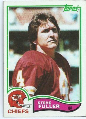Steve Fuller (American football) KANSAS CITY CHIEFS Steve Fuller 114 TOPPS 1982 NFL American