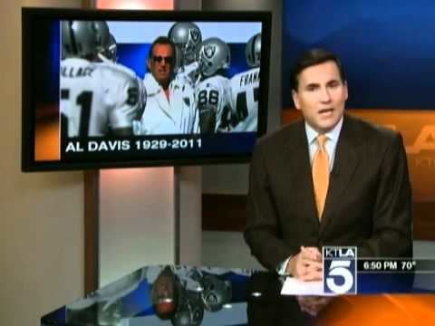 Steve Hartman (sportscaster) Steve Hartman talks about Al Davis KTLA News 100811 YouTube