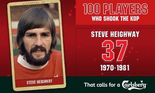 Steve Heighway 100PWSTK 37 Steve Heighway Liverpool FC