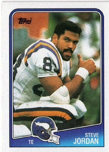 Steve Jordan (American football) MINNESOTA VIKINGS Steve Jordan 153 TOPPS NFL 1988