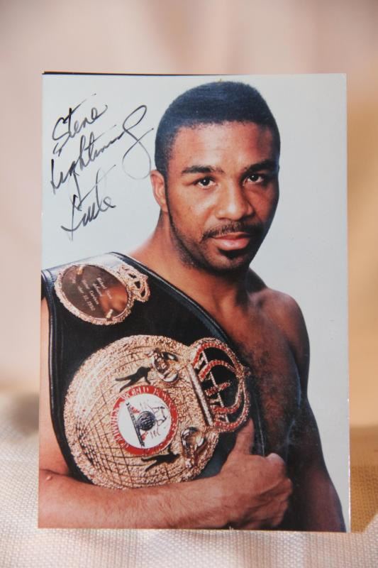 Steve Little (boxer) Steve Little WBA Champion Boxer Autograph SIGNED Boxing Belt Gloves