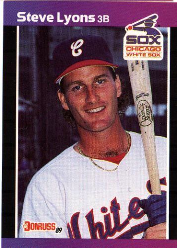Steve Lyons (baseball) CHICAGO WHITE SOX Steve Lyons 253 DONRUSS 1989 MLB