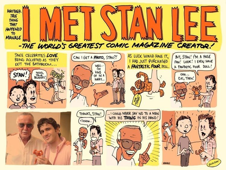 Steve Manale When I met Stan Lee by Steve Manale The Beat