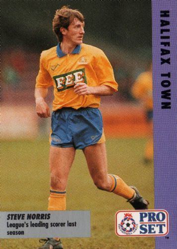 Steve Norris (footballer) HALIFAX TOWN Steve Norris 81 PROSET 1990 1991 Football Trading Card