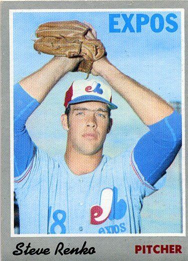Steve Renko 87 Steve Renko Montreal Expos Baseball Cards
