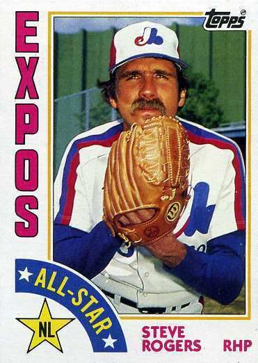 Steve Rogers (baseball) 1984 Topps Baseball 394 Steve Rogers AllStar Montreal