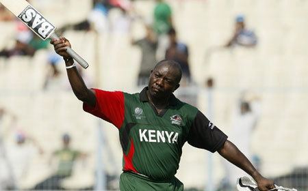 Famous Cricket players from Kenya Steve Tikolo and Thomas Odoyo