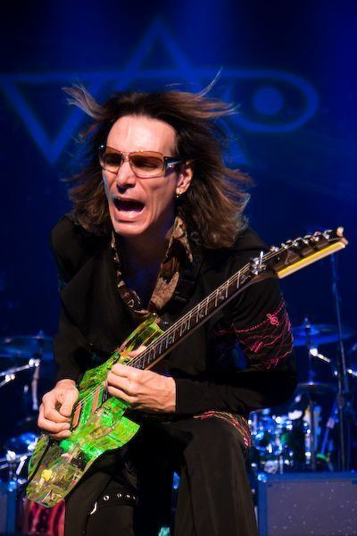 Steve Vai Steve Vai The guitar great playing his Ibanez guitar Buy the