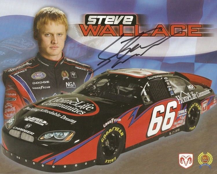 Steve Wallace (racing driver) Steve Wallace autographed NASCAR photo card NASCAR Racing Autographs