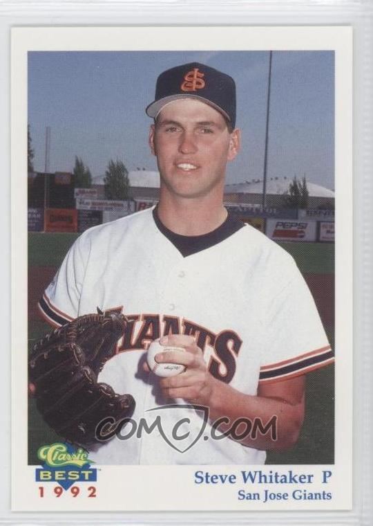 Steve Whitaker (baseball) 1992 Classic Best San Jose Giants Base 5 Steve Whitaker