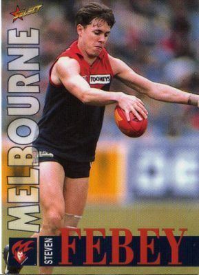 Steven Febey MELBOURNE Steven Febey 104 SELECT 1996 Australian Rules Football