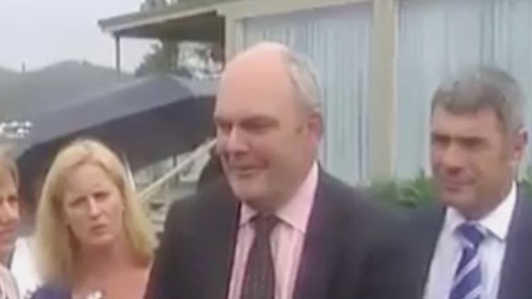 Steven Joyce A Protestor Threw A Sex Toy At New Zealand Politician Steven Joyce