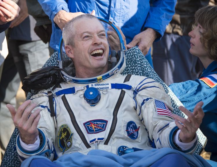 Steven Swanson NASA Astronaut Steve Swanson Returns to Earth NASA