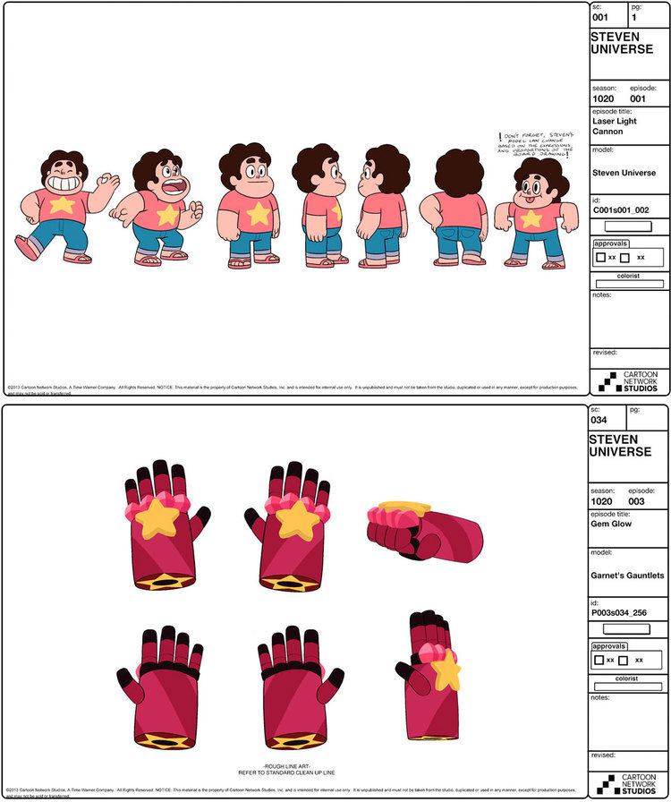 Steven Universe (character) Multiple reference page from Dou Hong Bovine Design39s Steven