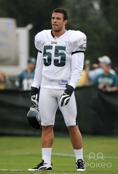 Philadelphia Eagles linebacker Stuart Bradley #55 during a