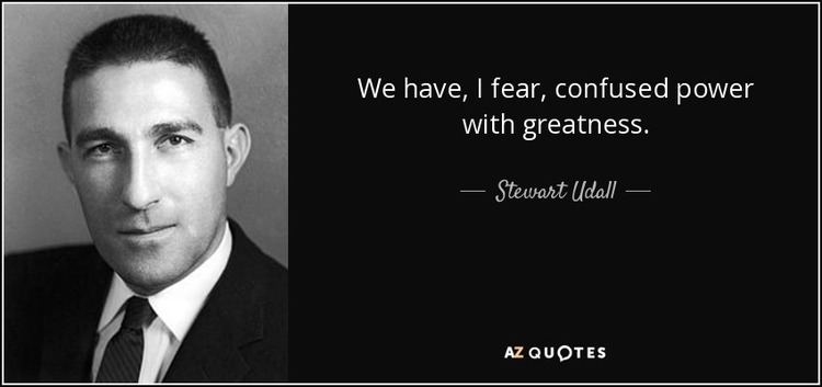 Stewart Udall TOP 25 QUOTES BY STEWART UDALL AZ Quotes
