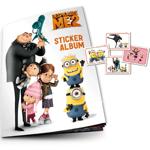 Sticker album Despicable Me 2 Sticker Album Collection Stickers Albums ampamp