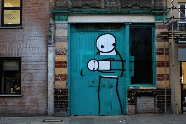 Stik Stik street art in London Art Thief Photos from Street
