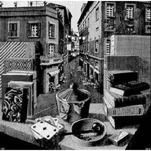 Still Life and Street MC Escher Still Life and Street Limited Edition Art Prints