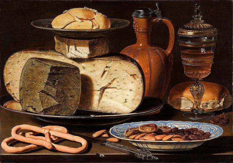 Still Life with Cheeses, Almonds and Pretzels httpsuploadwikimediaorgwikipediacommonsthu