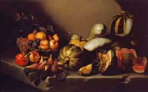 Still Life with Fruit (Caravaggio) httpsuploadwikimediaorgwikipediacommonsthu