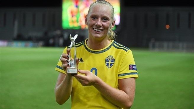 Stina Blackstenius Blackstenius crowned WU19 EURO top scorer Women39s Under