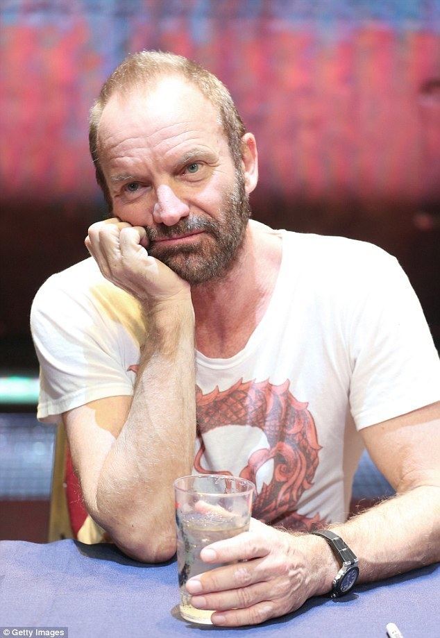 Sting (musician) Sting looks down as he promotes soundtrack to The Last