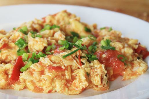 Stir-fried tomato and scrambled eggs Chichi39s Chinese StirFried Tomato with Eggs Serious Eats
