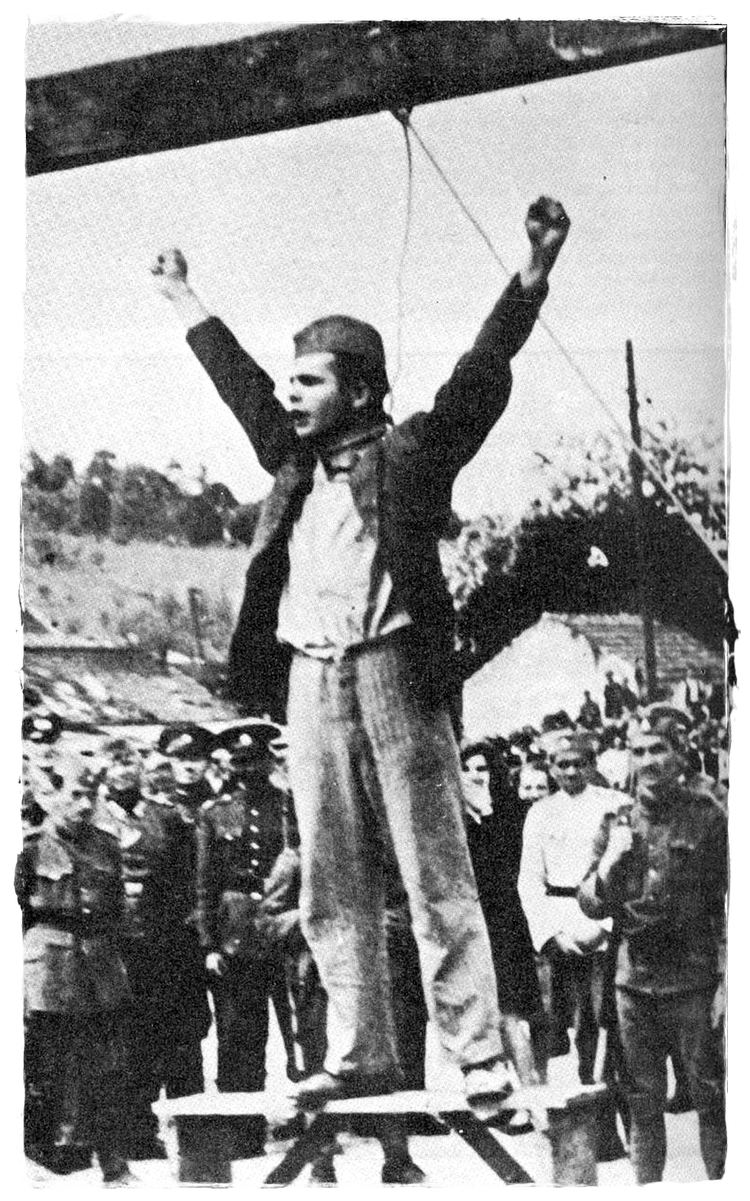 Stjepan Filipović Partisan fighter Stjepan Stevo Filipovi shouting quotDeath to fascism