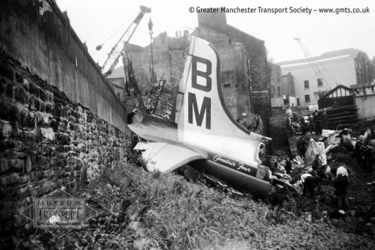 Stockport air disaster Aftermath of the Stockport air crash 1967 From time to ti Flickr